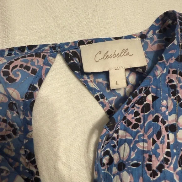 Cleobella Cora Mini Paisley Dress Womens Large - Picture 7 of 12